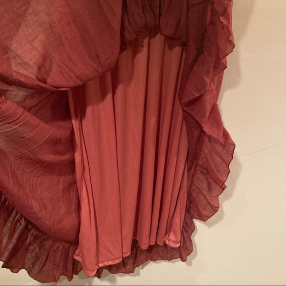 NWT XL mia joy boutique Gia Maxi Dress in Mesa Rose BOHO - Picture 11 of 12